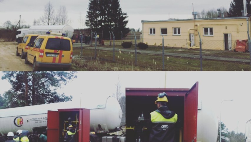 Atsigabenusi dujų ESO jas sėkmingai patiekė į skirstymo tinklus Druskininkuose (VIDEO)