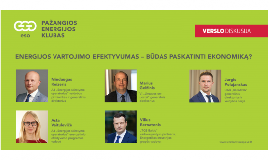 Energijos vartojimo efektyvumas – būdas paskatinti ekonomiką (renginio įžvalgos ir įrašas)