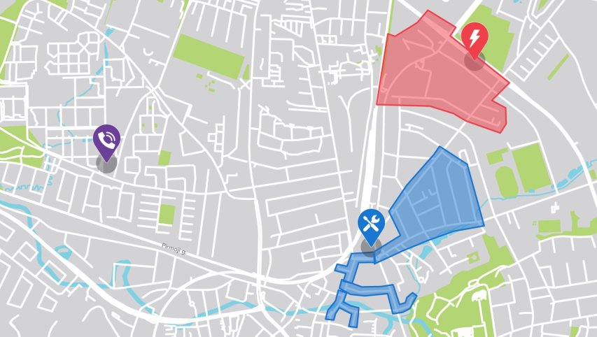 ESO gedimų žemėlapis – atnaujintas ir nuo šiol dar patogesnis