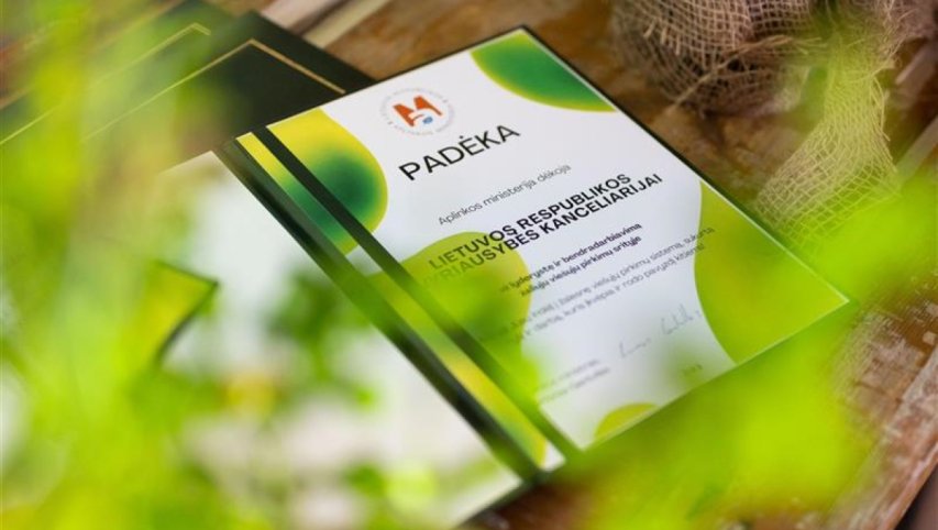 ESO pelnė Žaliųjų pirkimų lyderio apdovanojimą, net 97 proc. bendrovės vykdomų pirkimų – žalieji 