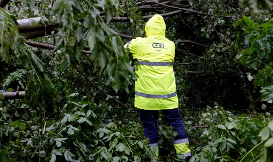  Sinoptikams prognozuojant stiprų ir gūsingą vėją, ESO dvigubina budinčias operatyvines pajėgas