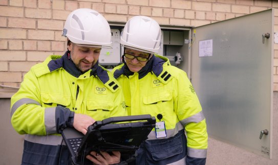 Alytaus apskrityje išmaniuosius skaitiklius diegiantys ESO inžinieriai: už išaugusio elektros...