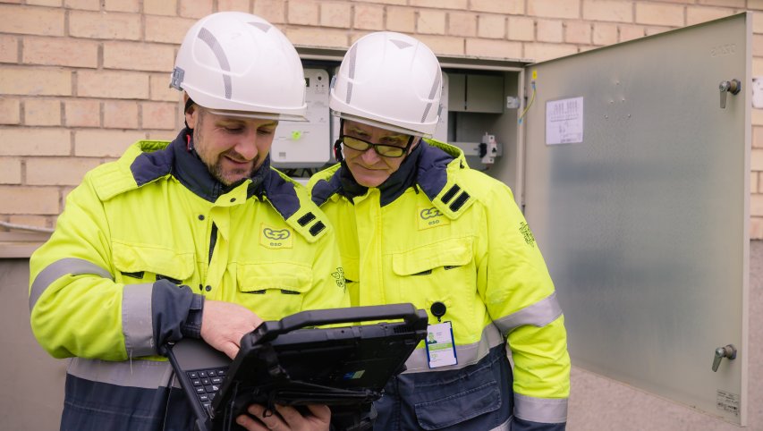 Alytaus apskrityje išmaniuosius skaitiklius diegiantys ESO inžinieriai: už išaugusio elektros...