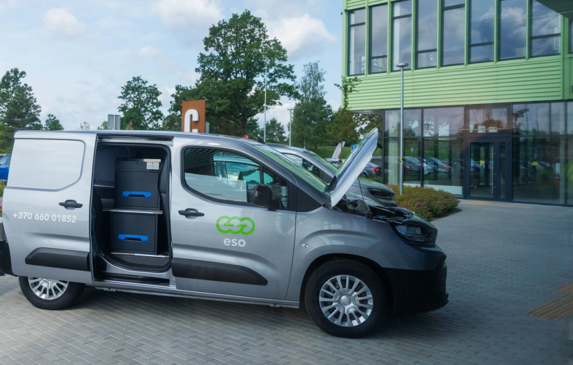 ESO jungia žalią pavarą: tampa didžiausią elektromobilių parką