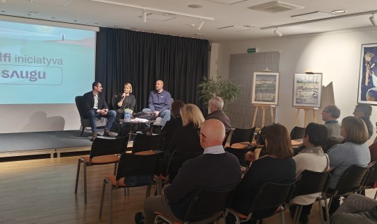 „Saugu“ iniciatyva Elektrėnuose: pokalbiai apie saugumą, ramybę ir pasirengimą netikėtoms...