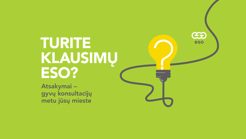 ESO klientai aktyviai naudojasi galimybe konsultuotis gyvai: regionuose aptarnauta šimtai klientų